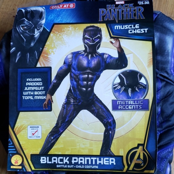 black panther kids dress up